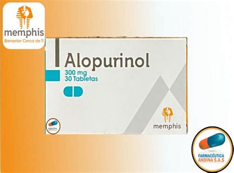 ALOPURINOL 300 MG CAJA X 30 TAB MEMPHIS