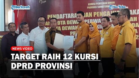 Daftarkan Bacaleg Ke KPU Dengan Iring Iringan Betor Hanura Sumut