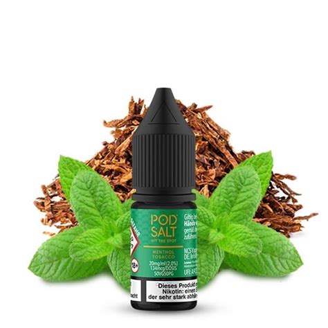 Pod Salt Origin Menthol Tobacco Nikotinsalz Liquid Ml Nikotinmenge