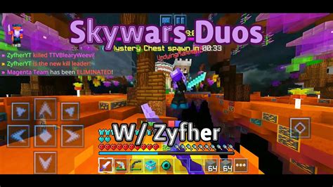 Skywars Duos W Zyfher Bedrock Edition YouTube