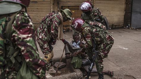 Kenyan Police Fire Tear Gas At Protesters As New