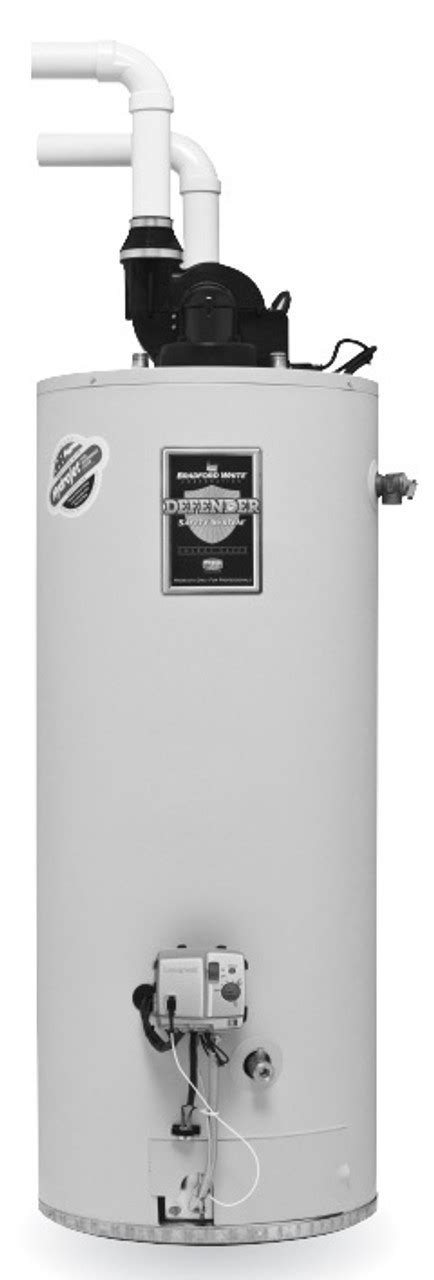 Bradford White Rg2pdv50h6n 50 Gal Power Direct Vent Ng Water Heater