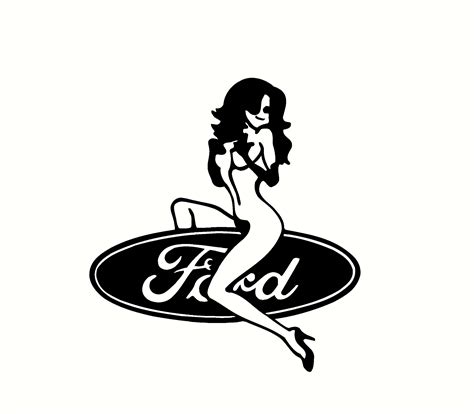 Sexy Ford Girl Design Sticker - Etsy