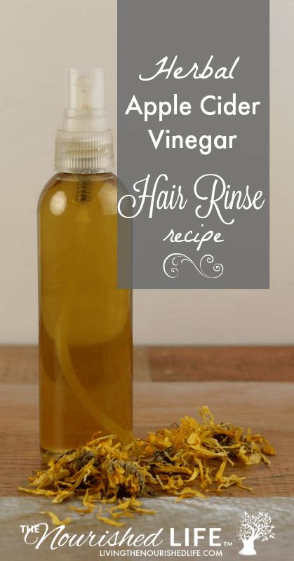 Herbal ACV (Apple Cider Vinegar) Hair Rinse Recipe | The Nourished Life