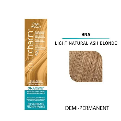 Wella Color Charm 9na Light Natural Ash Blonde Hair Colour