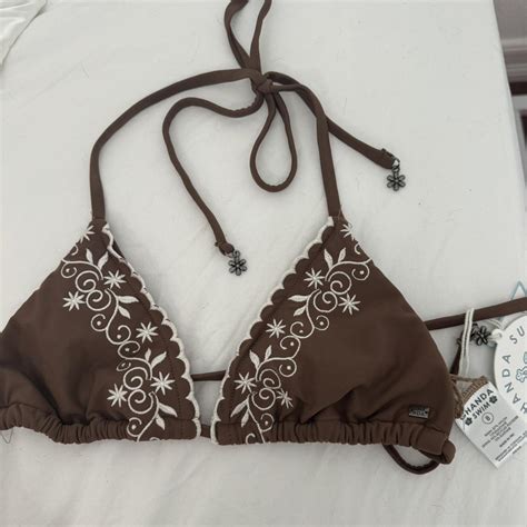 Ghanda Swim Bikini Top Brand New With Tags Never Depop