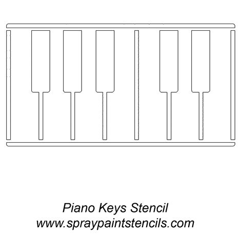 Piano Keys Stencil 1200×1174 Piano Lessons For Beginners Piano