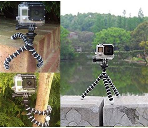 Eggsnow Flexible Octopus Tripod Stand For Gopro Mount Adapter Included