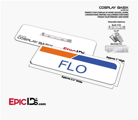 Flo Name Tag Free Printable - FreePrintableTag.com