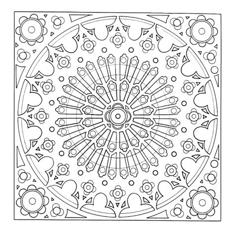 Mandalas Copo de nieve #117773 (Mandalas) – Dibujos para Colorear e Imprimir Gratis