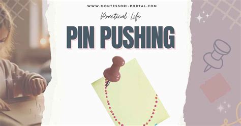 Pin Pushing Montessori Portal