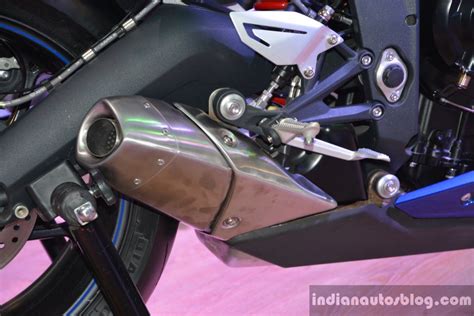 Triumph Daytona 675 exhaust detail live