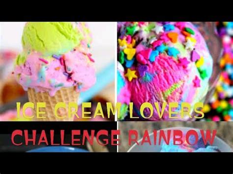 Mixing All Ice Cream Trying To Challenge Icecream Asmr Rainbow Ice