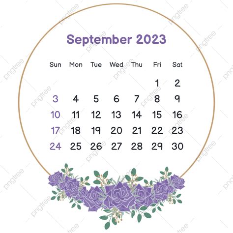 September Calendar Decor Danita Brandea