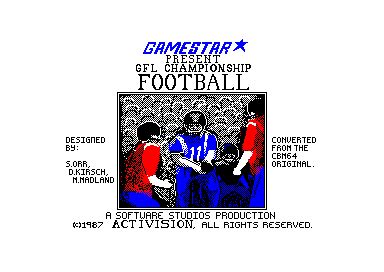 GFL Championship Football Images - LaunchBox Games Database