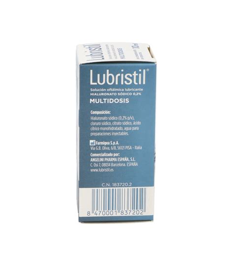 LUBRISTIL SOLUCION OFTALMICA LUBRICANTE 10 ML MULTIDOSIS