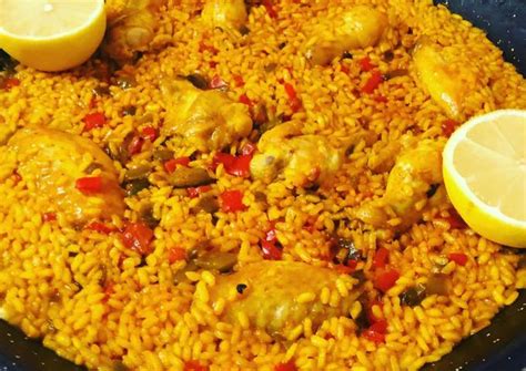 Paella De Arroz Con Pollo Receta De Grego Monica Cookpad