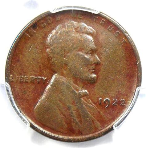 No D Plain Strong Reverse Lincoln Wheat Cent Penny C Pcgs Vf