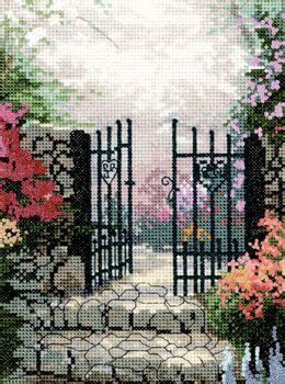 The Garden Of Promise Small Cross Stitch Kit By Thomas Kinkade