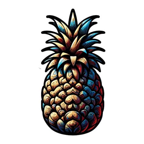 Premium Vector Pineapple Vector Illustration