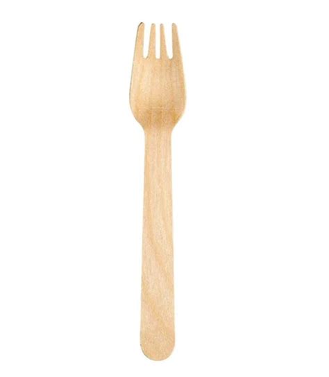 Natural Bio Wood Forks Pcs