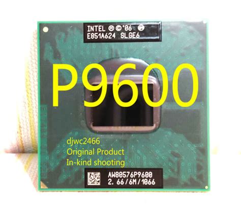 Intel Core 2 Duo P9600 2.66 GHz Dual-Core (AW80576SH0676MG) Processor ...