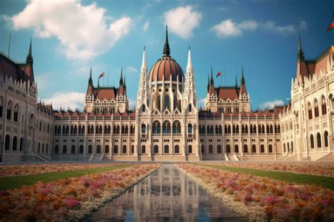 Budapest, Hungary. Parliament Building on the Danube river. Beautiful ...