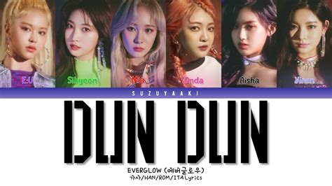 Everglow 에버글로우 “dun Dun” [color Coded Lyrics Han Rom Sub Ita 가사] Youtube