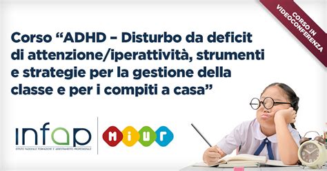 Corso Adhd Disturbo Da Deficit Di Attenzione E Iperattività