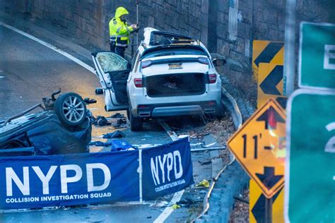 Five Dead In Overturned Mazda Crash On Queens Cross Island Parkway In