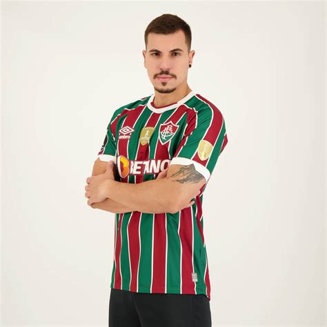 Camisa Umbro Fluminense I 2023 Campeão Libertadores FutFanatics