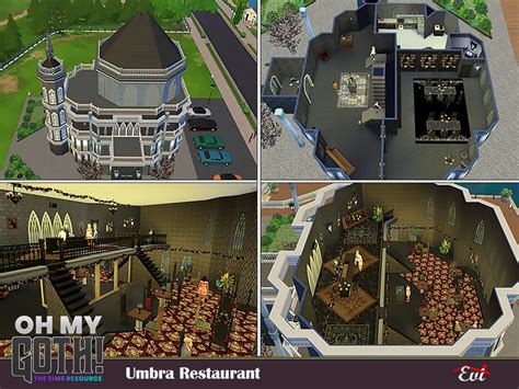 The Sims Resource Oh My Goth Umbra Restaurant