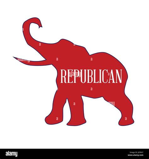 Republican Party Elephant Stock Vector Images Alamy