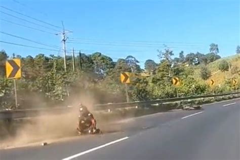 Brutal Ca Da As Fue El Accidente De Motorista En Ruta Interamericana