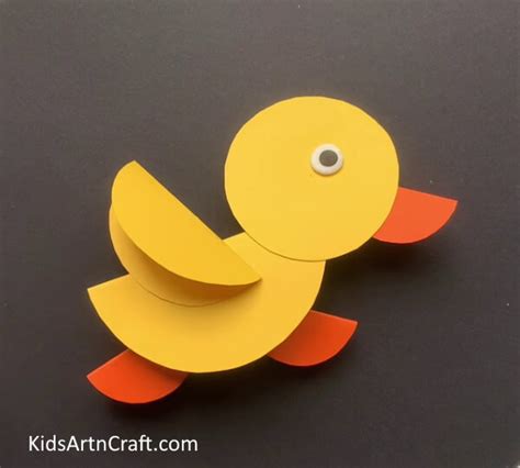 Easy Paper Handprint Duck Craft Tutorial For Kids Kids Art And Craft