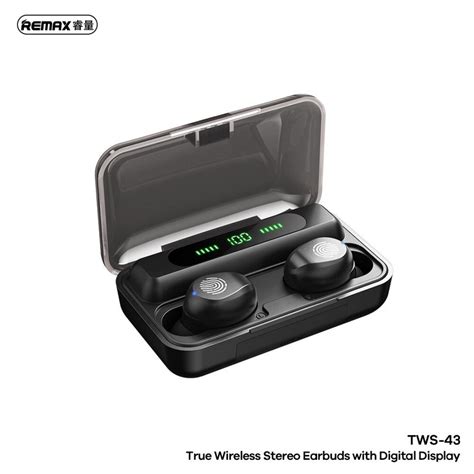 Remax Tws Bluetooth Earbuds True Stereo With Digital Display