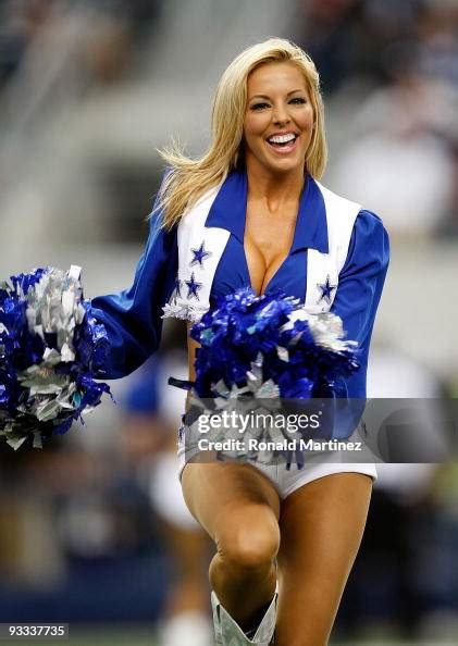 Sunni Cranfill Of The Dallas Cowboys Cheerleaders Performs At Cowboys