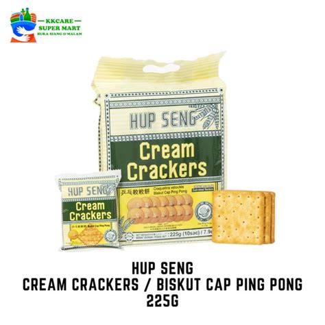 Hup Seng Cream Crackers Biskut Cap Ping Pong 225g Lazada