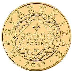 50 000 Forint Gold Forint Of I Lajos Piedfort Hungary Numista