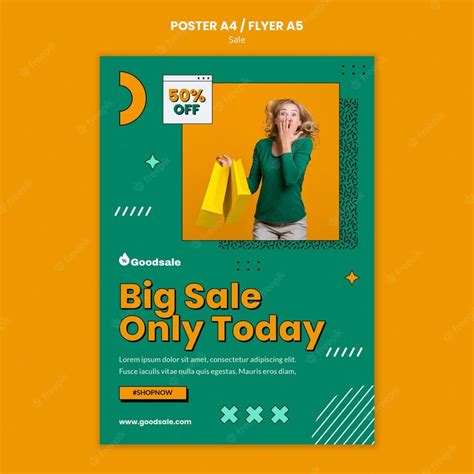 Free Psd Online Sale Poster Template