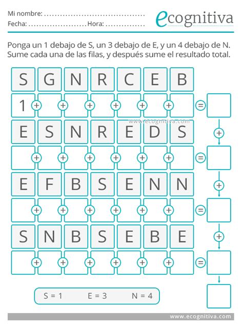 Ejercicios De Atenci N Estimulaci N Cognitiva Para Mayores Visual