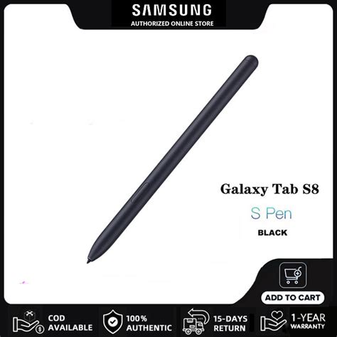 Samsung Stylus Pens Original Tab S8 S Pen Bluetooth Enabled Ej Pt870