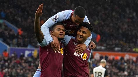 Aston Villa 3 1 Fulham Watkins Continues Fine Form As Villans Breeze