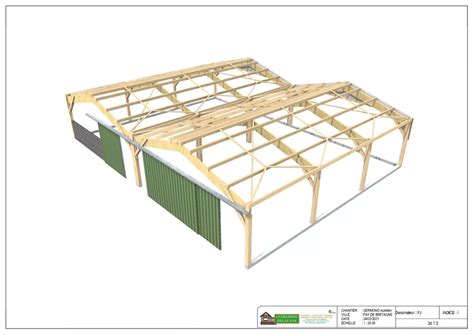 Structure En Bois Acier M DELANAY ENTREPRISE