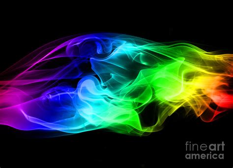 Rainbow Smoke Photograph By Jt Photodesign Fine Art America