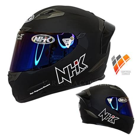 Jual HELM NHK RX9 SOLID BLACK DOFF NHK RX 9 BLACK DOFF ORIGINAL NHK