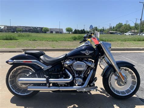 2024 Harley Davidson Fat Boy 114 Vivid Black Great 60 OFF