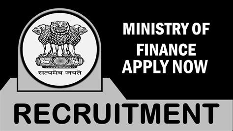 Ministry Of Finance Recruitment 2023 Monthly Salary Upto 63200 Check