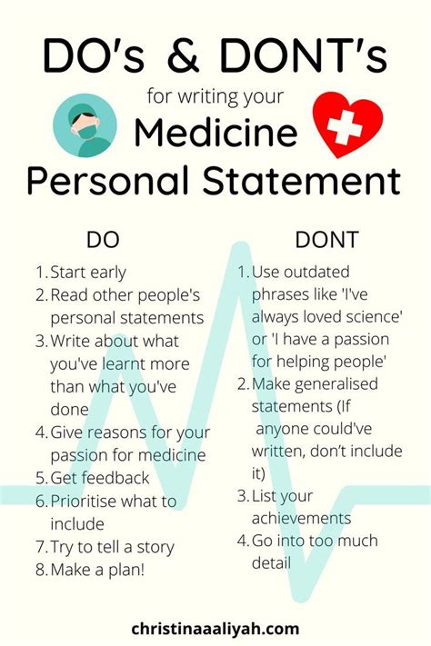 Avoid These Mistakes When Wriring Your Medicine Personal Statement And