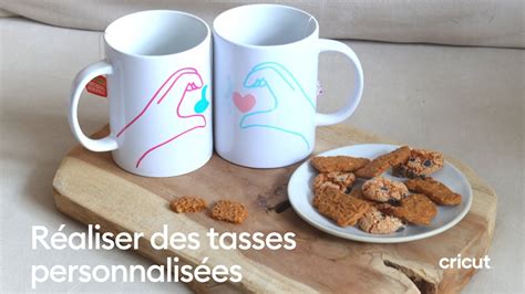 R Aliser Des Tasses Personnalis Es I Cricut France Youtube